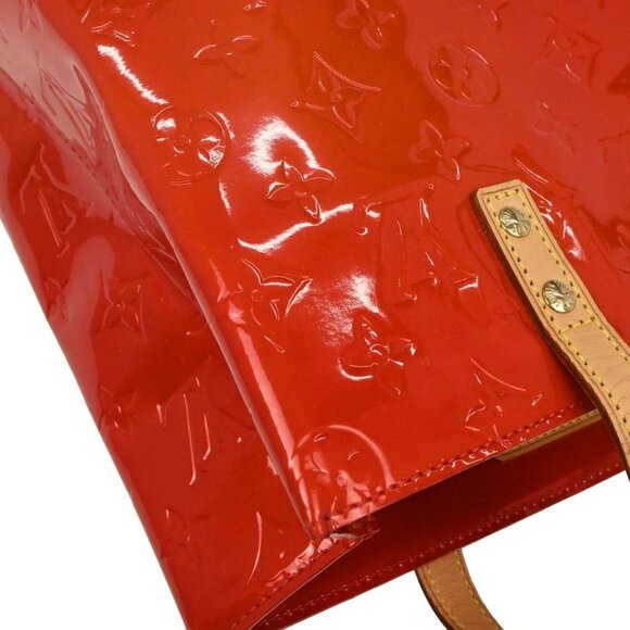 Louis Vuitton Red Vernis Reade MM Tote Handbag - Picture 6 of 11